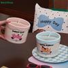 Cute Makeup Brush Storage Box, Large Capacity Divided Organizer, Desktop Cartoon Cosmetic Eyebrow Pencil Storage Box