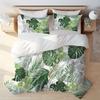 Comforter Green Leaves Christmas Gifts Pet Dog Bedding Set Polyester Suitable For Children And Adults 3-Piece Set Plant