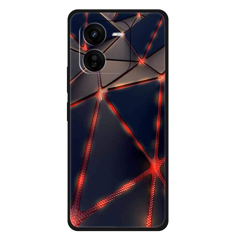 For iQOO Z9x Z9 Turbo 5G Case Luxury Fashion Soft Silicone Phone Case For iQOO Z9 Turbo 5G Cover Shockproof TPU Protector Capa