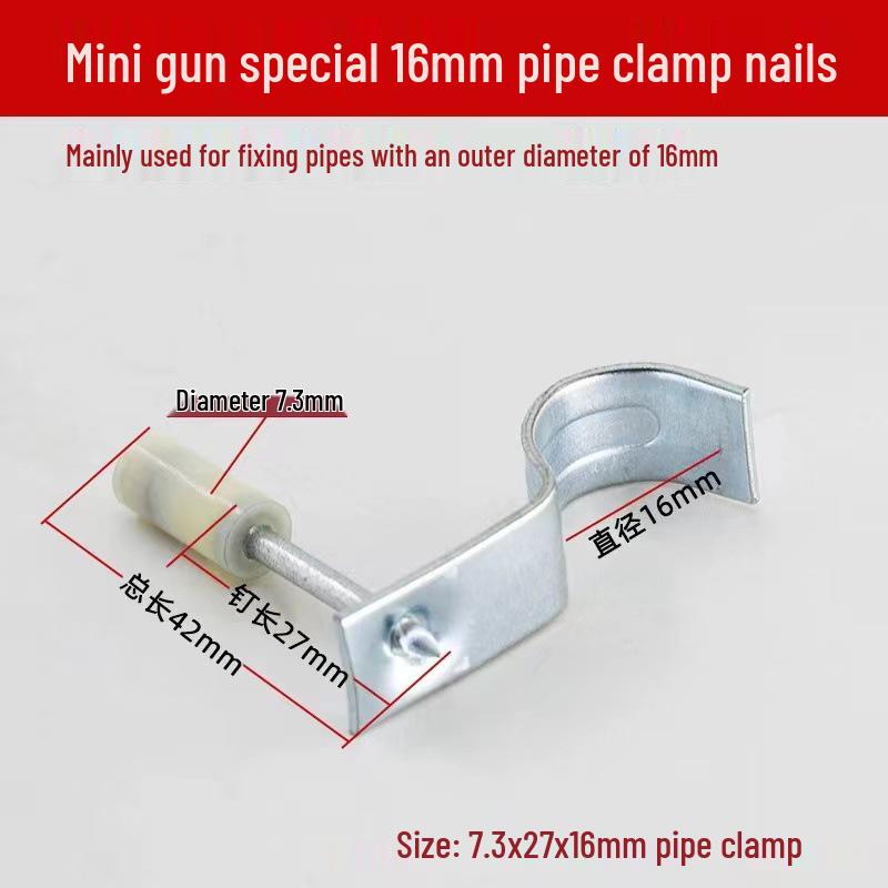 Multi-Purpose Pneumatic Concrete Nail Gun for Ceiling and Wall Fixing, Sound-Dampening