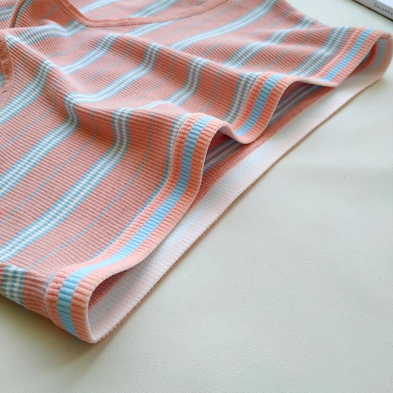 Soft and Breathable High Quality Comfort Large Size Ladies Panties Threaded Cotton Triangle Panties High Waist Panties Pure Cotton Female Sexy Briefs