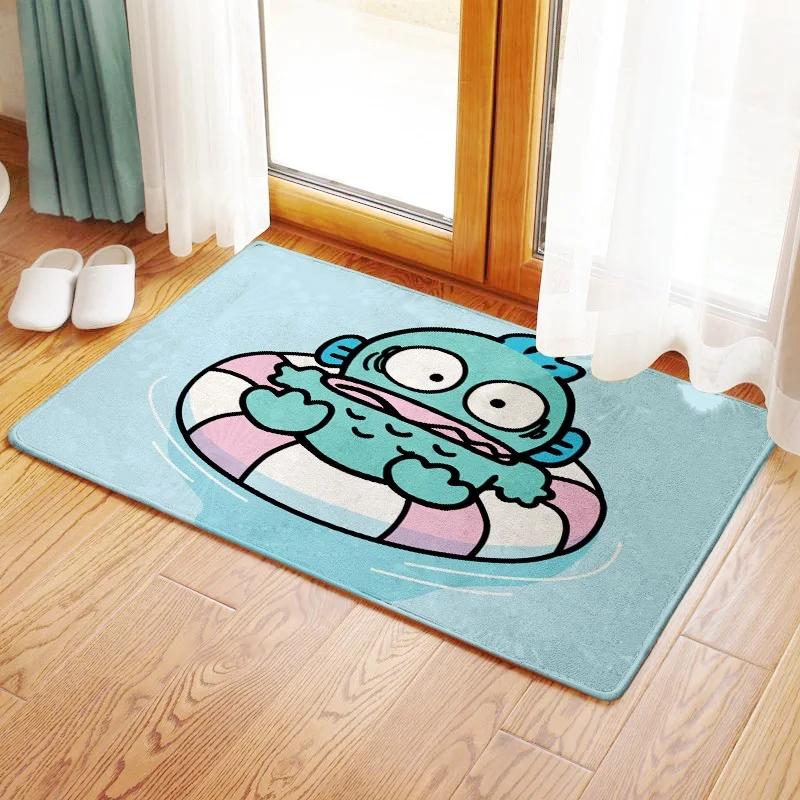 Hangyodon Water Monster, Half Fisherman, Half Fish Man, Bedroom Floor Mat, Double Floor Mat, Bathroom Short Non-slip Mat