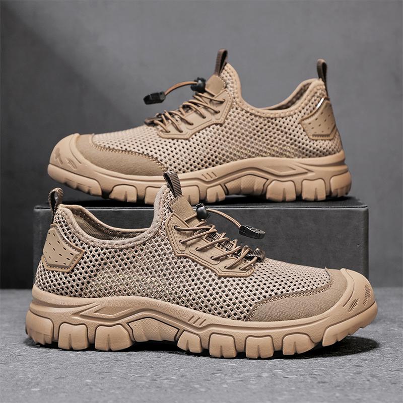 Fashion Spring and Summer Man Mesh Flats New Flying Weaving Casual Shoes Versatile Fashion Sports Shoes Lightweight Men Running Sneakers