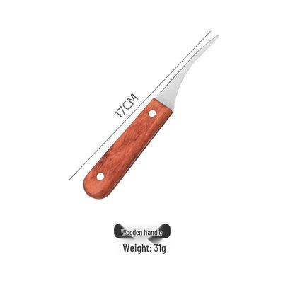4er-Pack Garnelen Schäler & Entdarmwerkzeuge mit Holzgriff