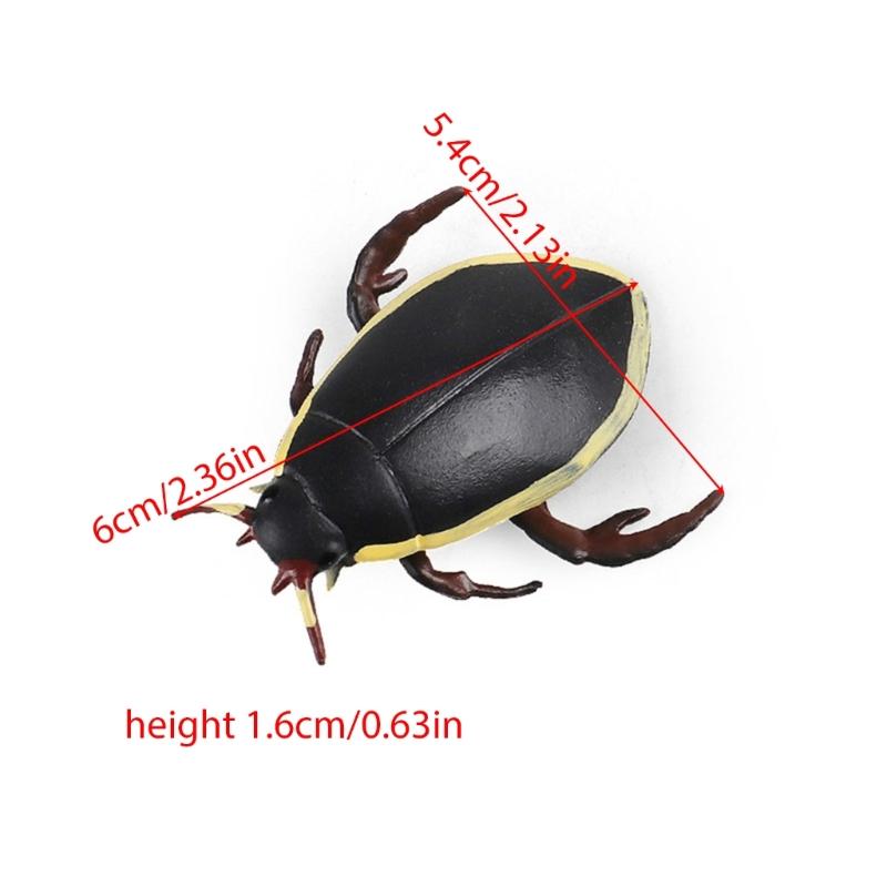 Simulation Insect Small Animal Toy Mosquitoes OrchidsMantis SpadeBeetle Simulation Animal Model Home Garden Ornaments