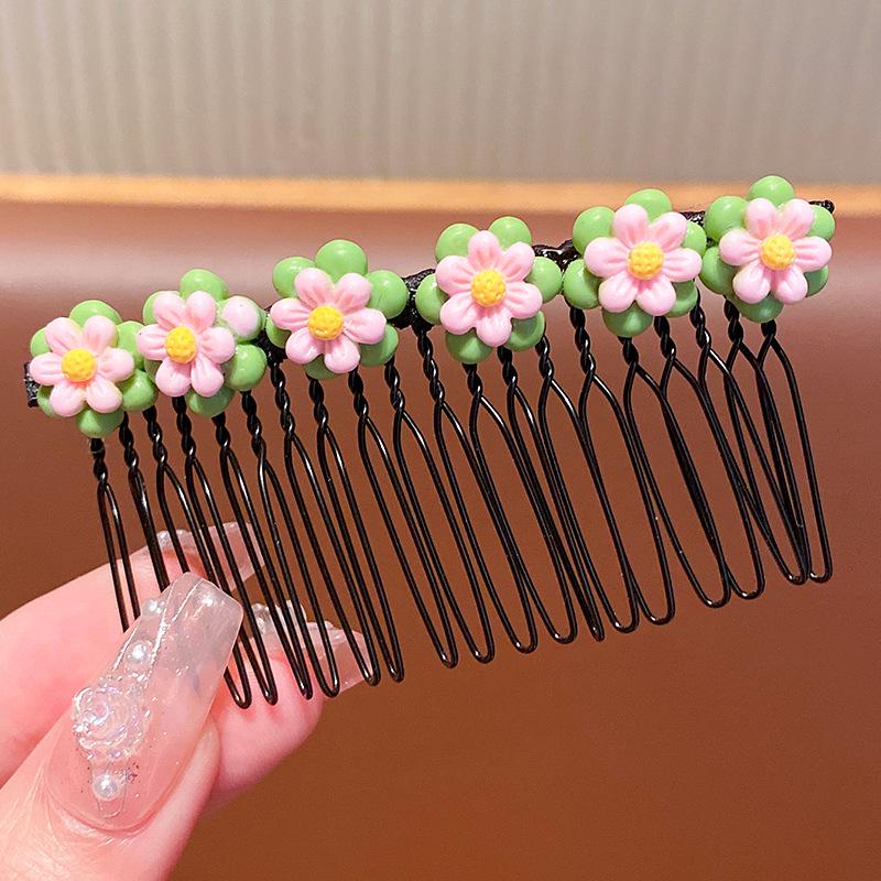 Children's Cartoon Hair Comb & Clip - Summer Hairpin Organizer for Girls