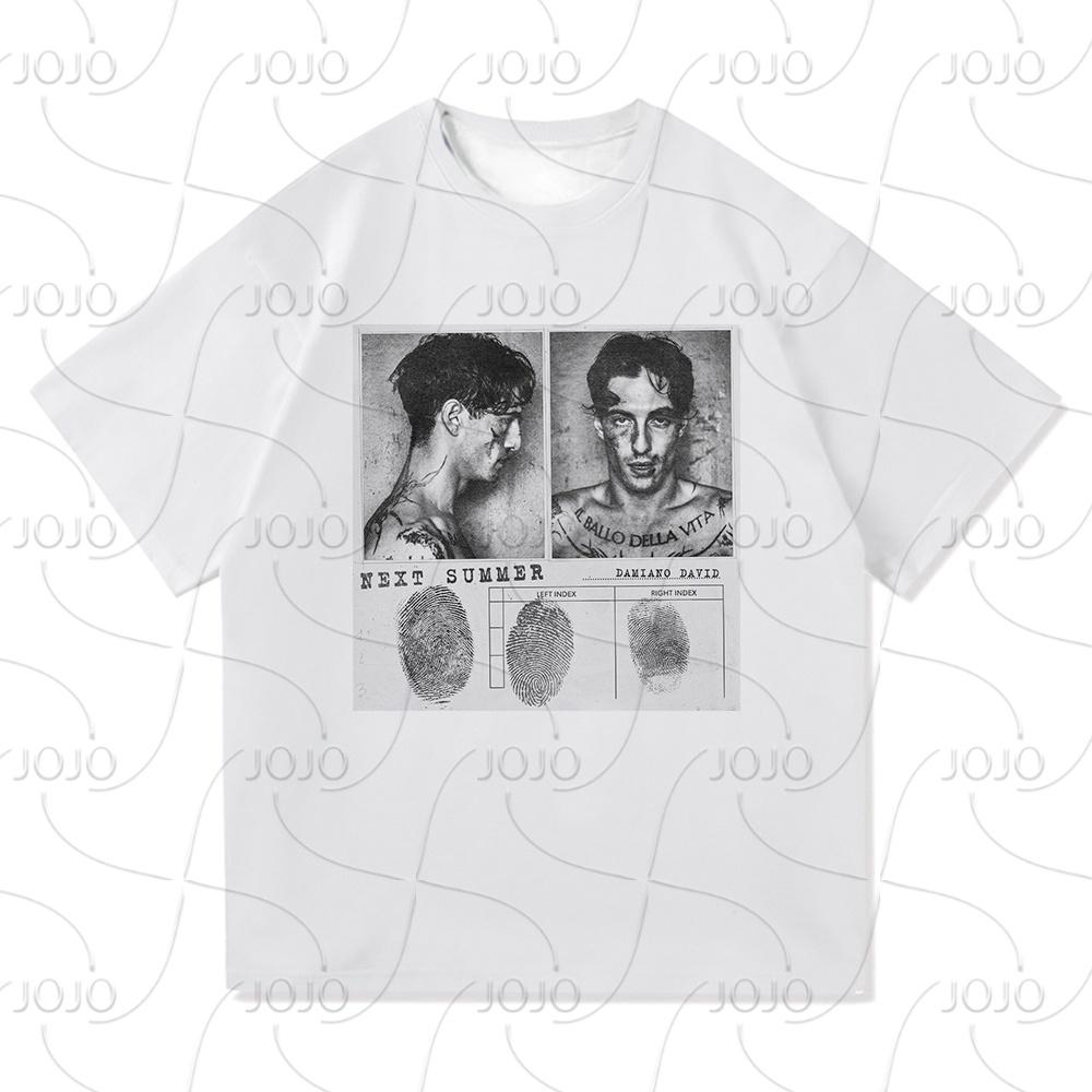 Damiano David Funny Little Fears T Shirt Women Harajuku Aesthetic Next Summer T-shirt Quick Drying Vintage Tees Shirts