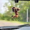 Horse Pendant Hanging Ornament With Chain Funny Animal Horse-Shaped Rearview Mirror Hanging Decor Car Interior Accessories