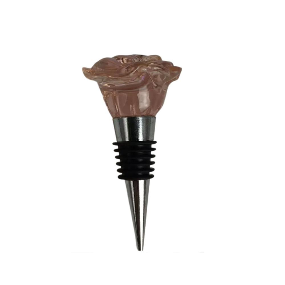 

Leak Proof Rose Bottle Stoppers Decorative Drinks Stoppers Party Supplies розовый
