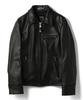 Schott 103US TRUCKER JACKET Leather Trucker Size Jacket, Men's, 34, Black, 782-5950028