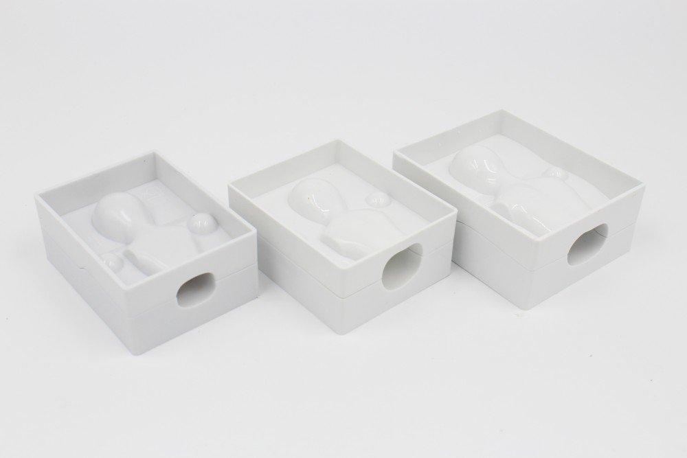 ImP Figure Modeling Mold (Base Form) Set of 3 (Male, Female, and Child) with Japanese Instructions