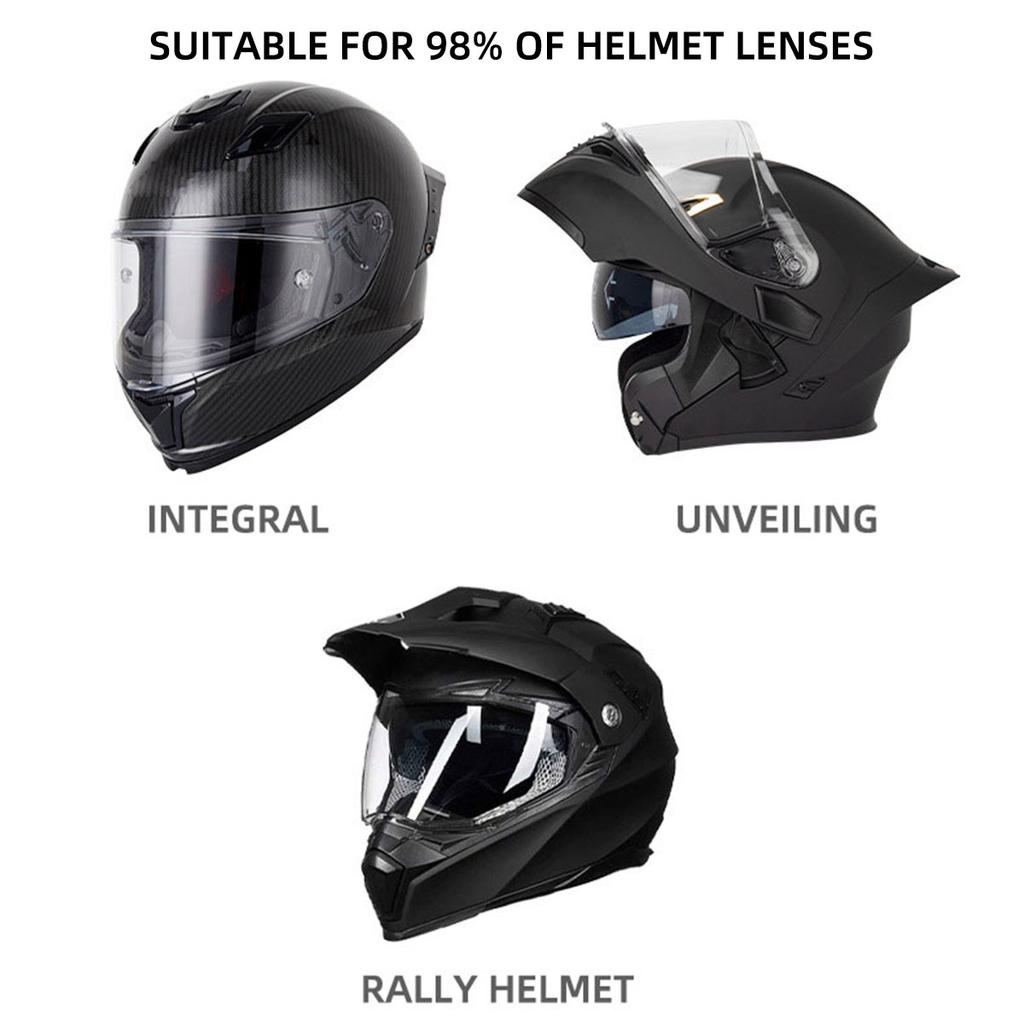 Motorcycle Helmet Clear Anti-Fog Rainproof Film Helmet Lens Durable Nano Coating Sticker Moto Safety Driving Helmet Accessories