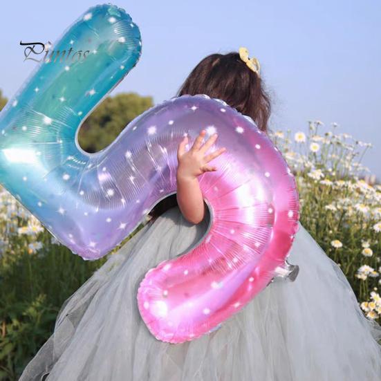 40-Zoll-Ballon mit auffälligen, leuchtenden Farben und passenden Zahlen für Weihnachten, Geburtstag, Party, große Zahl, Ballon, Geschenk, Partyzubehör