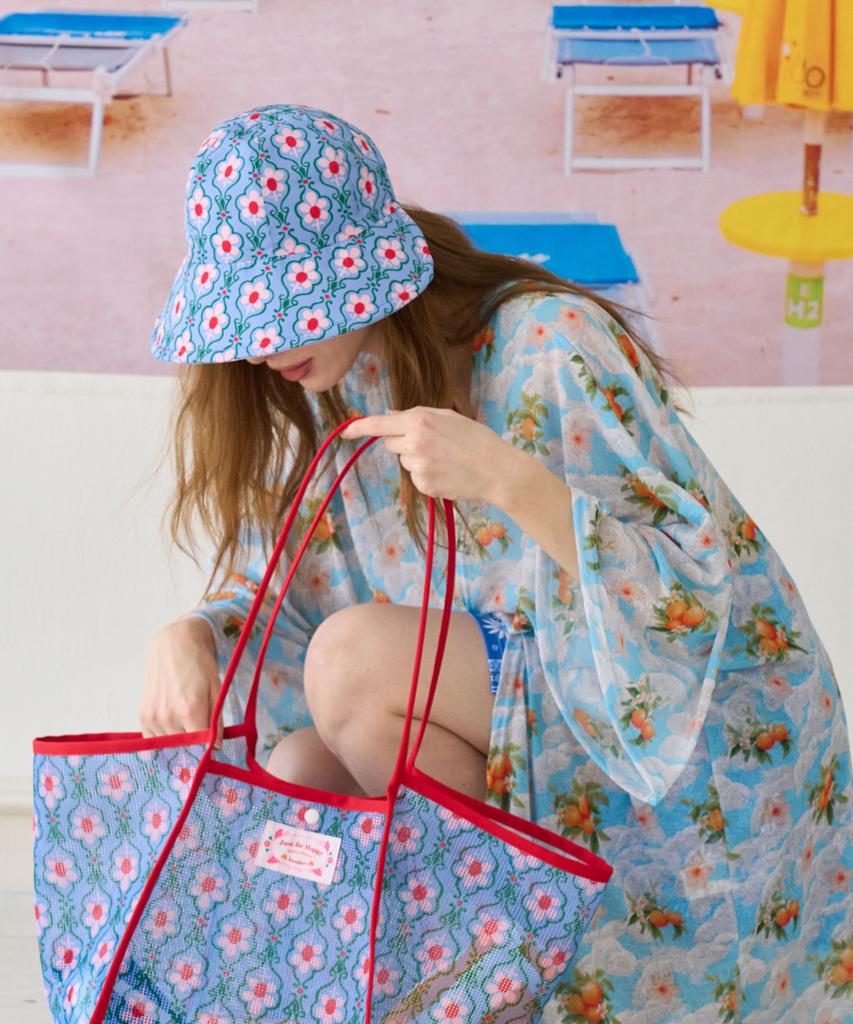 Bonide Reversible Bucket Hat Flower Blue