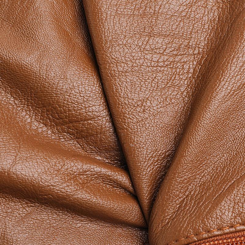 Multi-Pocket-Muttertasche mittleren Alters Große Kapazität Mehrschichtige Umhängetasche aus weichem Leder für Damen