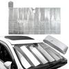 Collapsible Aluminum Car Sunshade with UV Protection