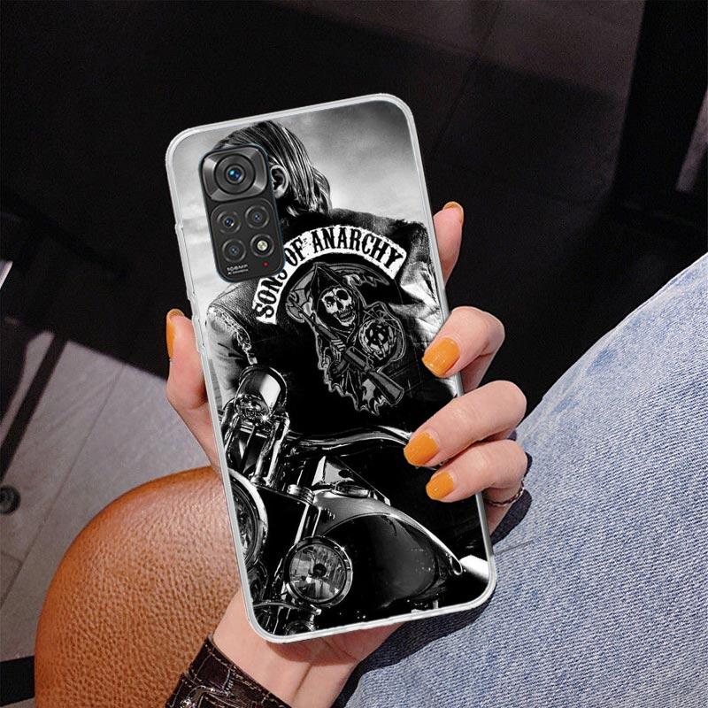 Sons Of Anarchy Black Phnoe Case for Phnoe Case for Xiaomi Redmi Note 15 14 14S 13 Pro Plus 12 12S 11S 11E 10S 10 11T 5G Unique