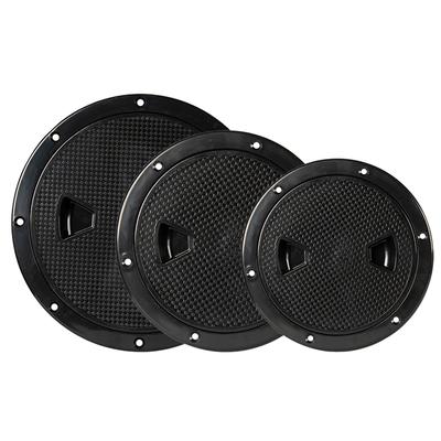 4/6/8 Inch Round Deck Inspection Access Hatch Cover Plastic White Boat Screw Out Deck Inspection Plate For Boat Yacht