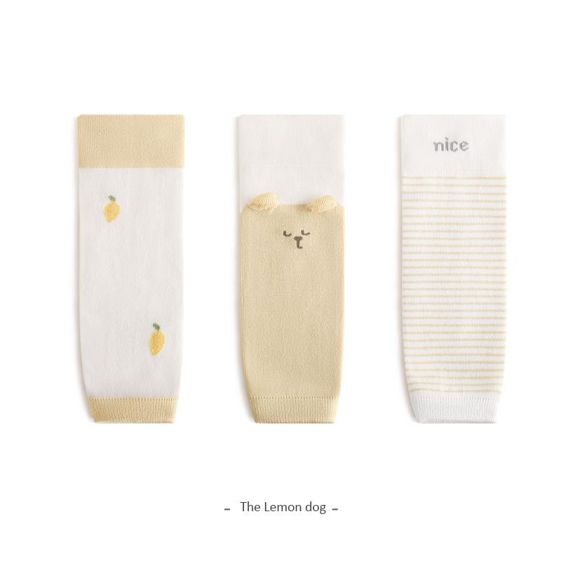 3 Pairs Long Baby Knee Pad Warm Leg Warmer Toddler Knee Pads Sports Crawling Kids Knee Pad Cartoon Leg Warmers For Baby