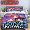 Set copripiumino 3 pezzi (1*Copripiumino + 2*Federe, Senza Nucleo), Set Biancheria da Letto Personalizzato con Nome KPop Cacciatori di Demoni, Decorazione Camera da Letto Casa Regalo