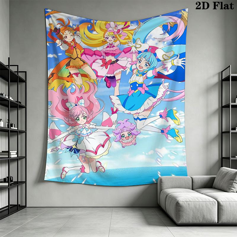 Pretty Cure Pattern Home Decor Tapestry, Wall Hanging, Decorative RV Wall Cloth.DGT261018196