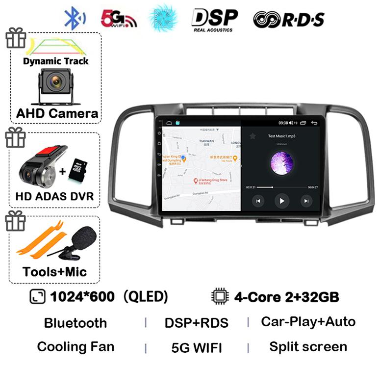 Android 14 Auto Carplay 4G+WIFI Car Radio For Toyota Venza 2008-2016 Multimedia Video Player Stereo Navi GPS Head Unit Audio DSP