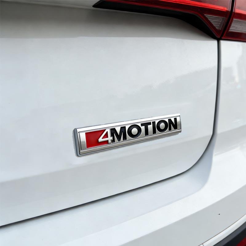 3D Metal 4MOTION Decorative Sticker For VW Passat Tanyue Golf Car Modification Parts Zf7