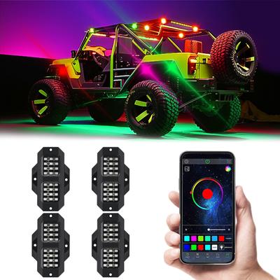 Car Neon Lights Kit Rock Light Kits Car Chassis Light for Car ATV SUV High Brightness Car Light APP Control Music Modes