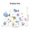 1Pc Whales Turtles Dolphins Cartoon Marine Animal Wall Stickers For Bathroom Bathtub Kids Baby Room Decor Bedroom Decoration