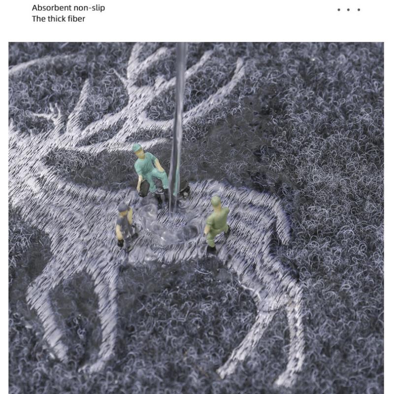 Móda Jednoduchý severský styl Kuchyňská podložka Koberec Dům drží Koberec odolný vůči nečistotám Moderní bytový dekor Koupelnová předložka