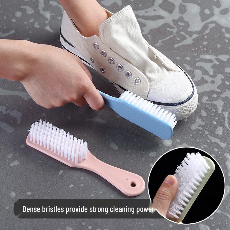 Jiani Bear Plastic Long Handle Shoe and Laundry Brush