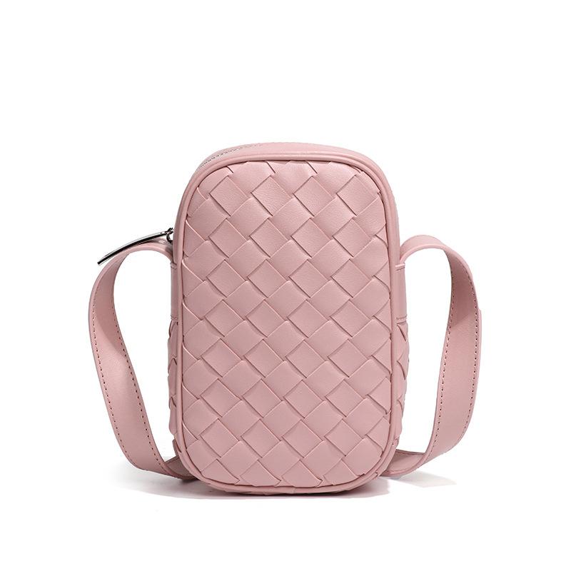 Sommer Vertikale Handytasche, Gewebte Ein-Schulter-Tasche, Mini-Tasche, Multifunktionale Umhängetasche