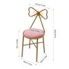 Vanity Velvet Chair Makeup Stool with Soft Cushion & Butterfly Backrest for Women's Dressers,Load 100kg ,Birthday Gift
