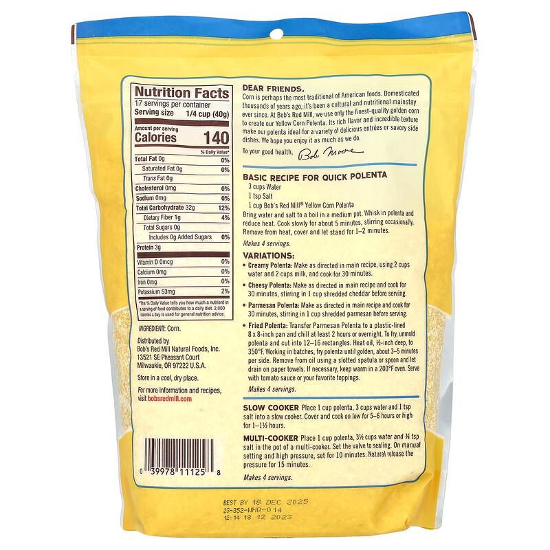 Polenta di Mais Giallo, 24 oz (680 g)