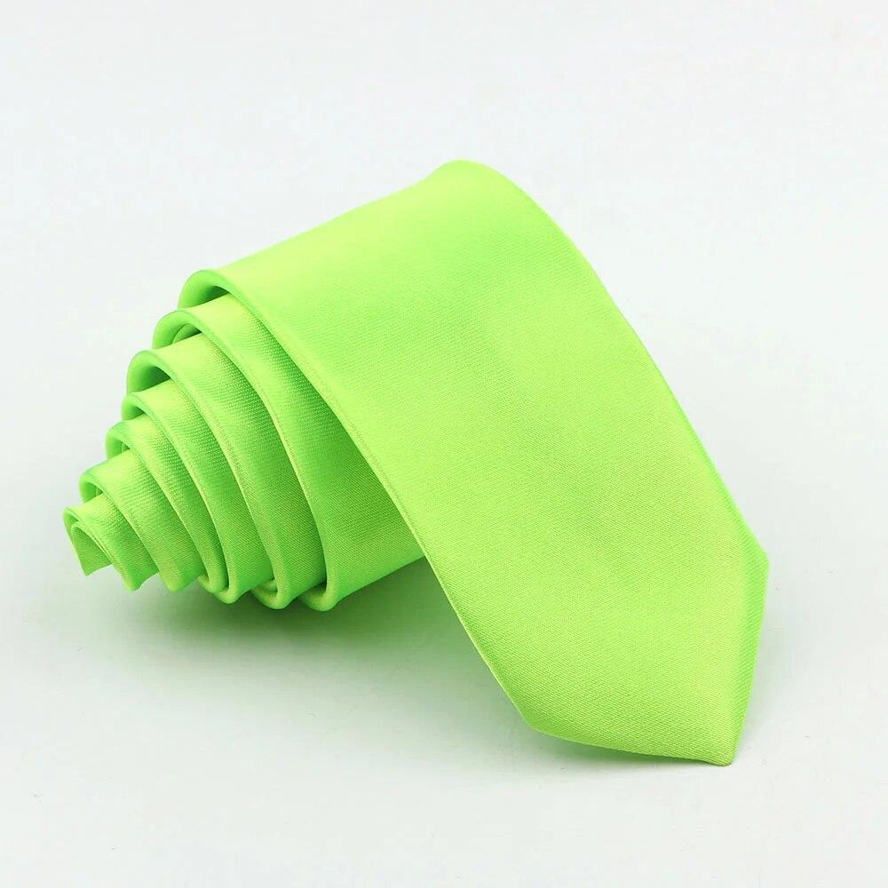 Cravate 5 cm, pour hommes, Angleterre, version étroite, décontracté, groupe de couleurs unies, couleur unie, cravate