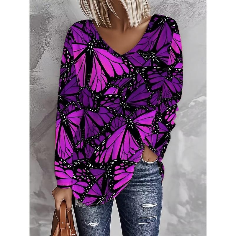 Women's T-Shirt,3D Printing,O Neck,Long Sleeve,Casual,Lightweight Top,halloween,Hip Hop ,Large Size,Fashion