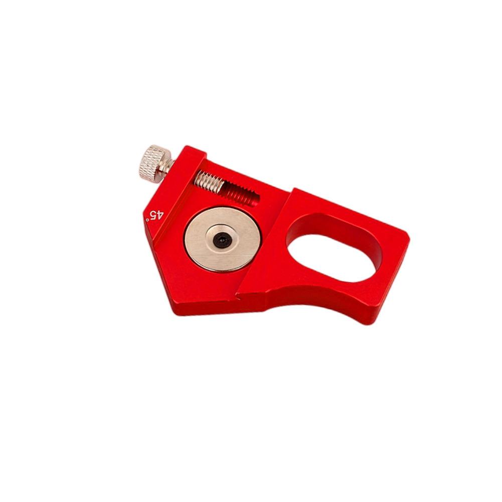 Steel Ruler Positioning Block Center Finder Angle Scriber Marking Line Gauge Woodworking Ruler Marking Gauge For Ruler Locator