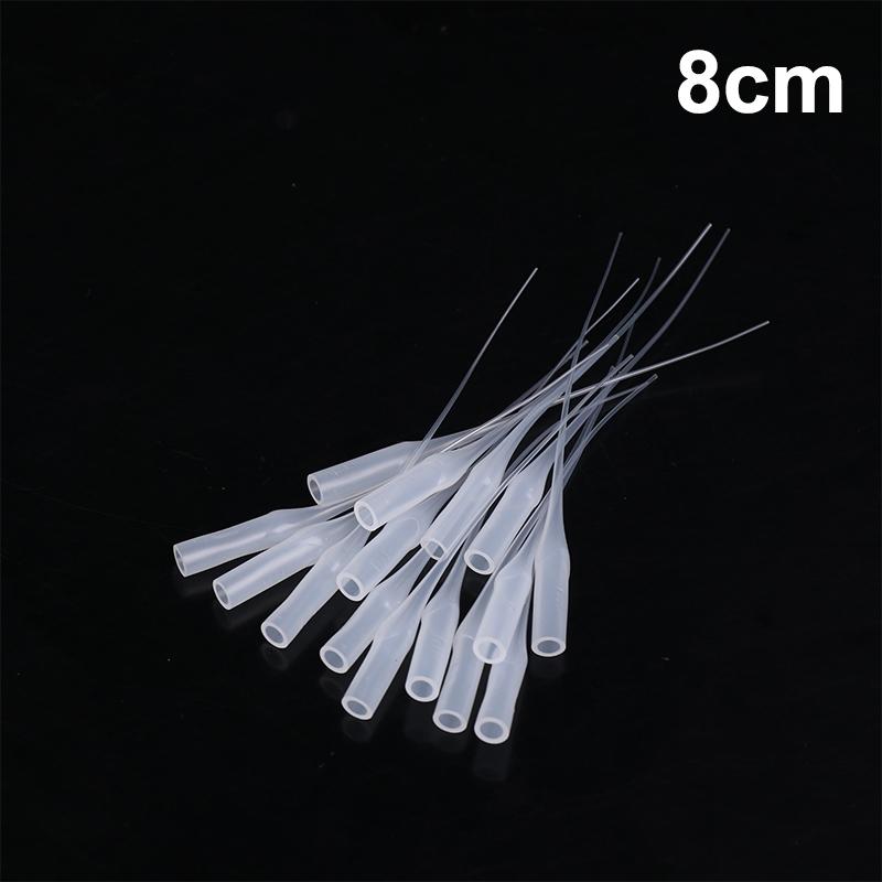 100Pcs Extended Dotting Glue Applicators Tubes for Laboratory Crafts Fine Dispensing Glue Art Modeling Uses