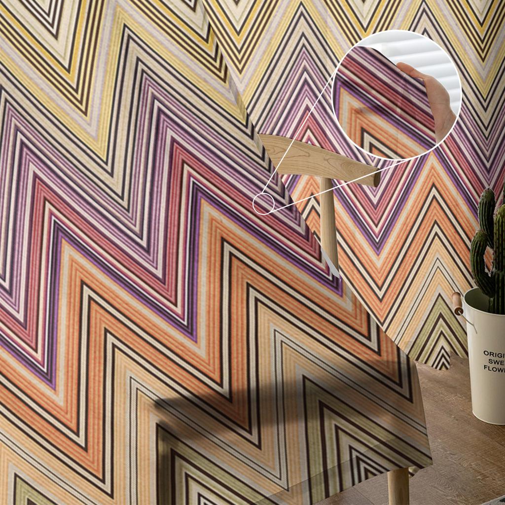 Ethnic Style Stripes Abstract Design Sheer Curtains for Living Room Decoration Window Curtains Kitchen Tulle Voile Curtains