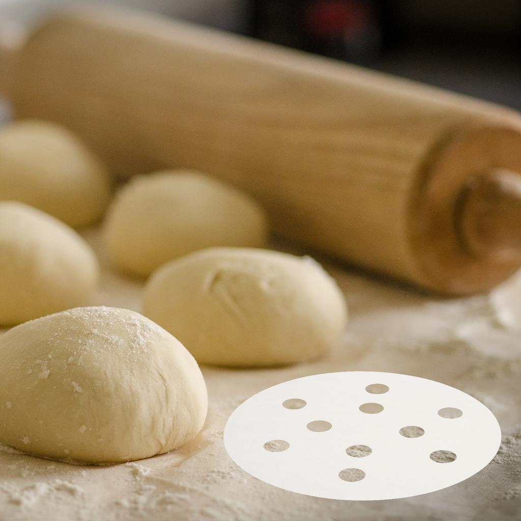 400Pcs Kitchen Steamer Paper Liners Non-Stick Steamer Liner Anti-Skid Pad for Steaming Buns Dumplings Vegetables