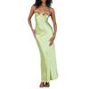 European and American Spring/Summer 2024 Embroidered Lace Sleeveless Solid Color Dress for Women