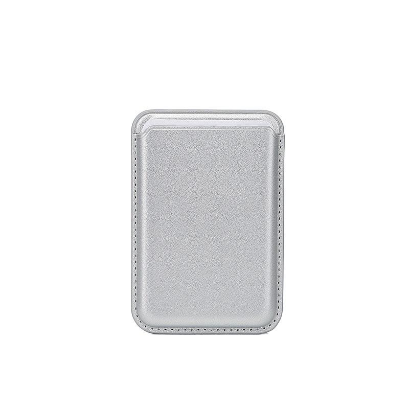 Magsafe Powerful Magnetic Card Bag iPhone17 Leather Card Holder Simple Document Storage Card Bag