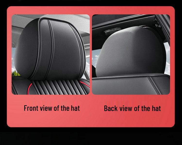 Universal Full Leather 5-Seat Car Seat Cover with Full Surround, Suitable for All Seasons