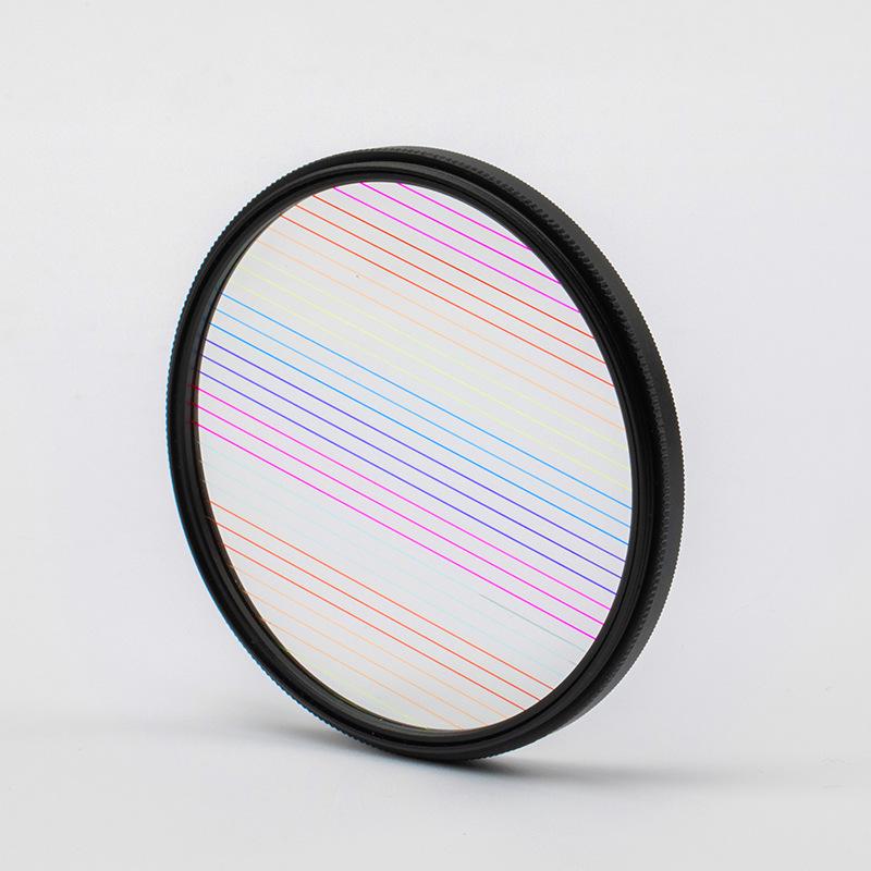 Rainbow Blue Brushed Movie Filter for Photography & Videography