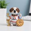 Animal History Resin Ornament American Style Animal Figurine History Themed Patriotic Animal Sculpture for Home Office Desk