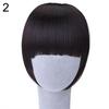 New Pretty Girl's Clip On/In Neat Bang Straight Fake Fringe For Bob Hair Style