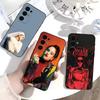 Singer Rosalia Lux Phone Case Black Silicone Soft For Samsung S25,S24,S21,S22,S23,S30,Ultra,S20,Plus,Fe,Lite