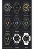Sanda Fashion Waterproof Dual-Display Sports Watch with Luminous Features for Teens