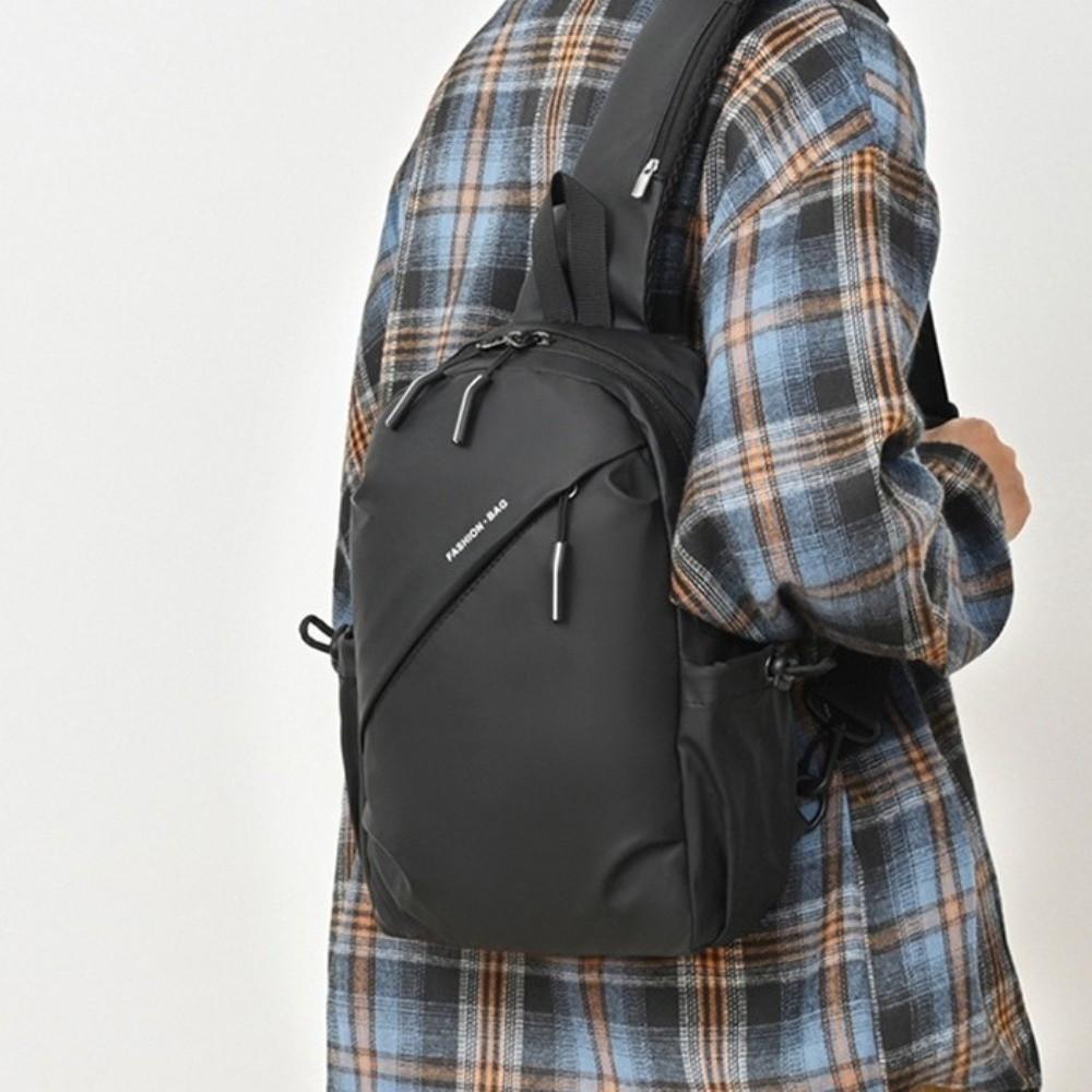 Waterproof Oxford Cloth Crossbody Bag Large Capacity Men Shoulder Bag Classic Men Chest Bag  Men