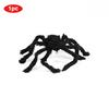 Halloween Extra Large Black Spider, Party Decor Giant Spider Web Prop, Realistic Plush Spider, Suitable for Home Bedroom